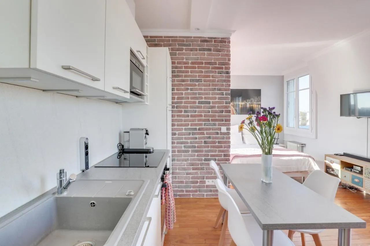 Eiffel Tower View + Terrace Saint Germain Des Pres Apartment Paris France
