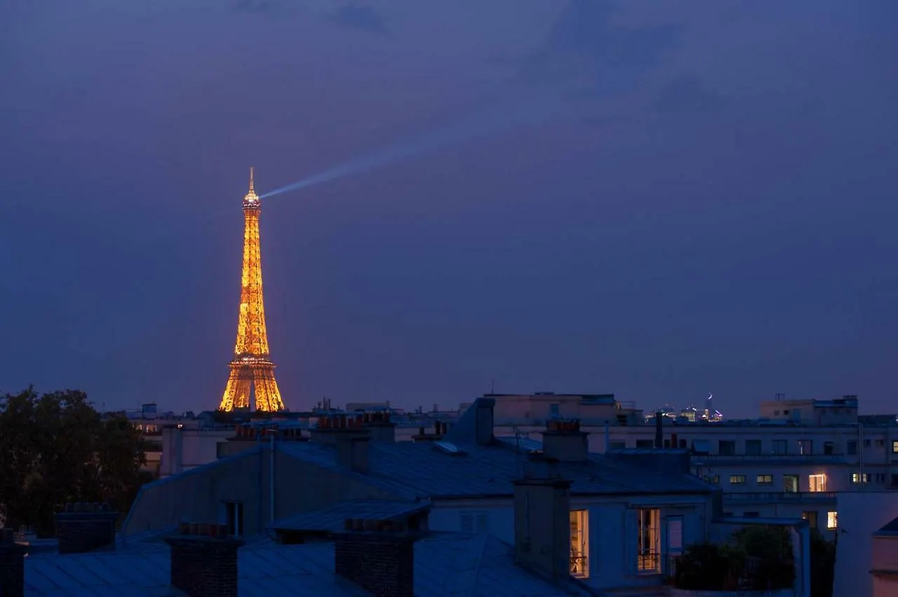 Eiffel Tower View + Terrace Saint Germain Des Pres Apartment Paris