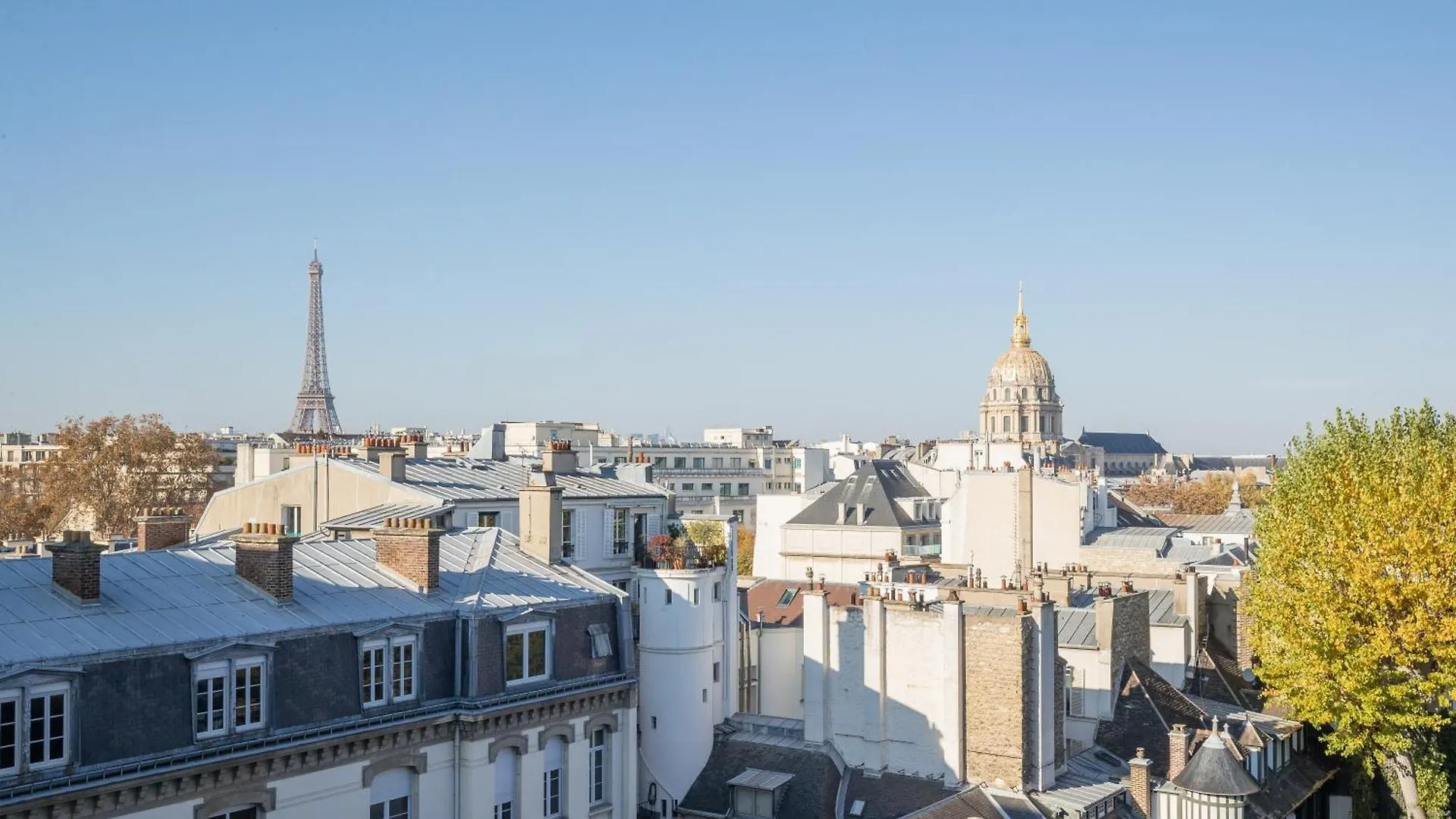 Eiffel Tower View + Terrace Saint Germain Des Pres Apartment Paris France