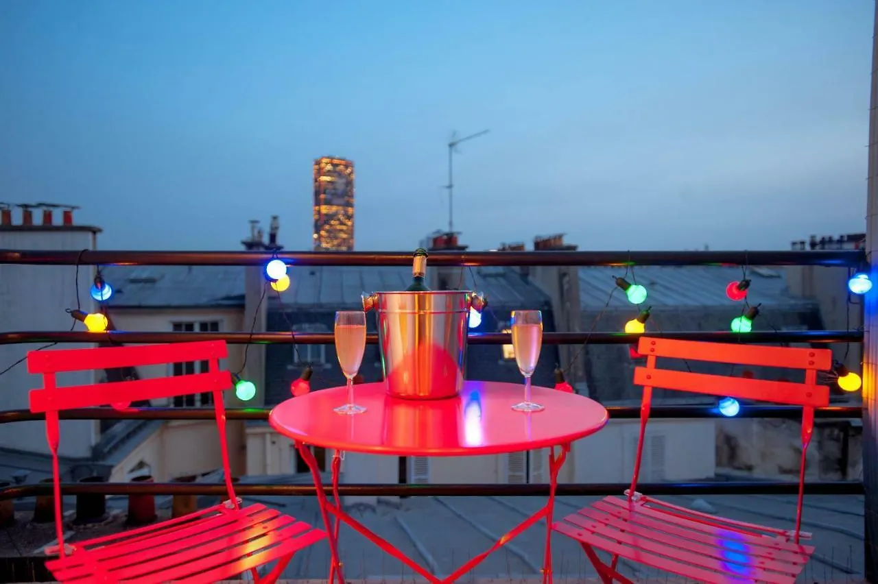 Eiffel Tower View + Terrace Saint Germain Des Pres Apartment Paris France
